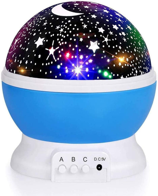 Night Light Star Lamp Starry Sky Projector | 360° Rotating LED Star Light Lamp With Multicolor Projection | Perfect Table Night Lamp Gift For Babies And Children