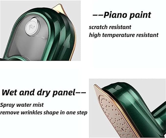 Professional Micro Steam Iron | Handheld Portable Garment Steamer for Clothes | Quick Heat-Up Mini Household Ironing Machine