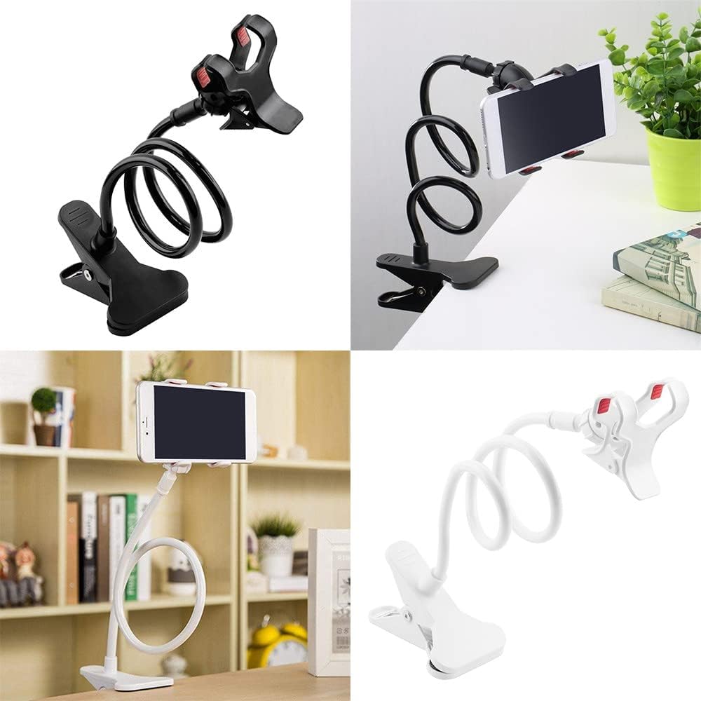 Mobile Phone Stand Holder Flexible and Power Full Grip - 360 Degree Rotating Mobile Stand Bedside Able Lazy Snake Mobile Phone Holder - Random Color