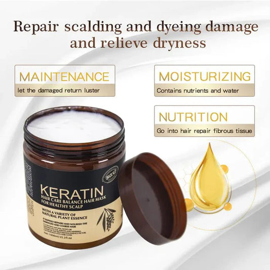 Keratin Hair Care Balance Mask And Treatment for Healthy Scalp - 500ml