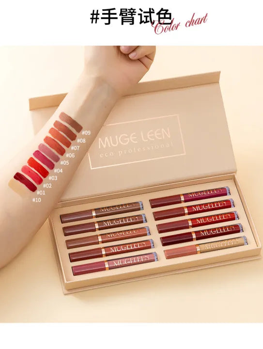 Mugeleen 12 Colors Lip Gloss Set
