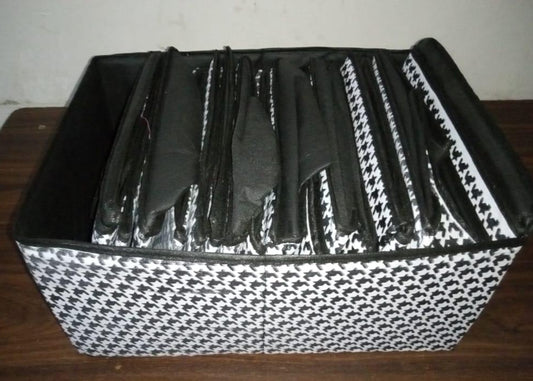 Clothes Organizer | Pants, Jeans Storage Box | Wardrobe Clothes Organizer | Underwear, Socks Storage Artifact Cabinet Storage Organizers - 01 Cloth Organizer Pack of 2....