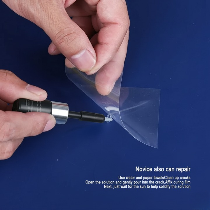 Glass Crack Nano Repair Fluid For Car Windshield – Quick, Easy, And Effective Solution To Repair Cracks, Chips, And Scratches Instantly