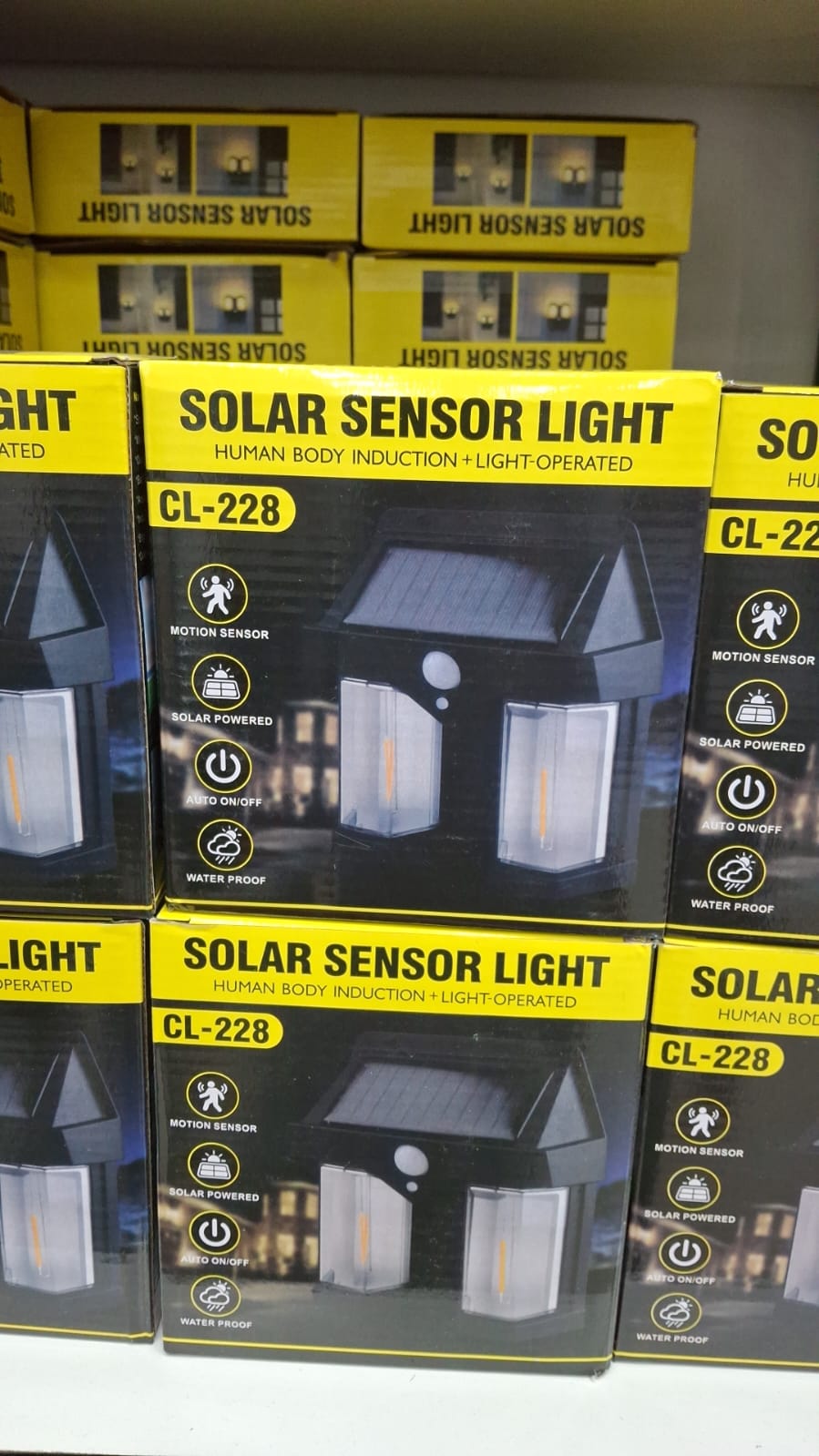 Solar Wall Light with Motion Sensor & Tungsten Bulb – Multi-Mode Outdoor Lighting | Weatherproof, Energy-Saving & Easy to Install