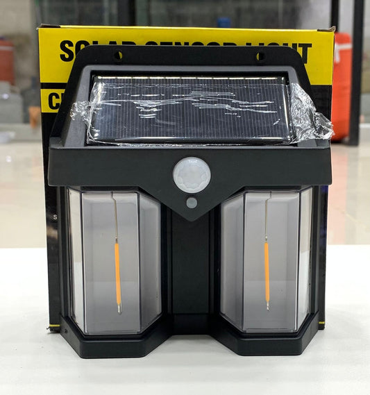 Solar Wall Light with Motion Sensor & Tungsten Bulb – Multi-Mode Outdoor Lighting | Weatherproof, Energy-Saving & Easy to Install