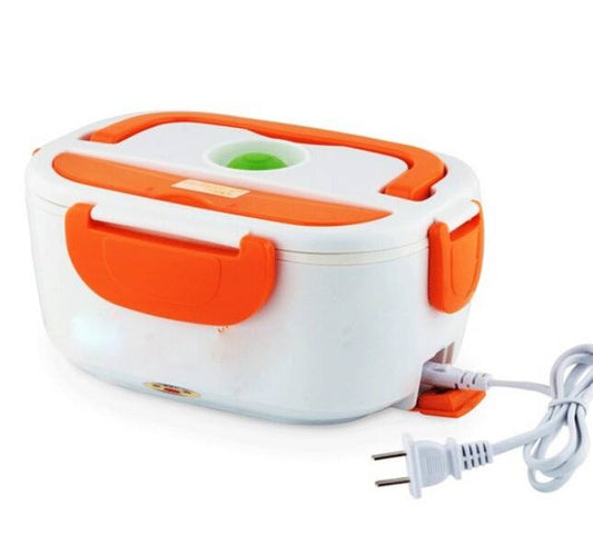 Waterproof Portable Electric Heating Lunch Box | Leakproof Food Warmer with Stainless Steel Container for Car, Office & Travel