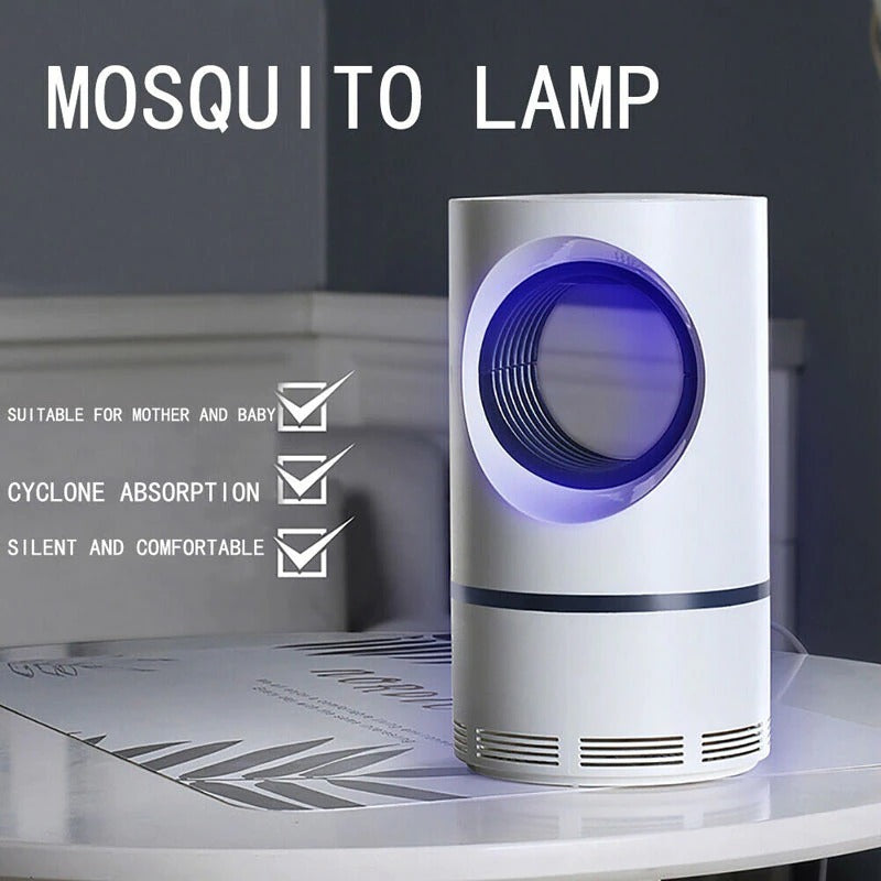 Mosquito Killer Lamp Electric Shocker Round – Powerful 360° UV Light Insect Trap for Home, Room & Outdoor Use | Safe, Silent & Eco-Friendly Bug Zapper