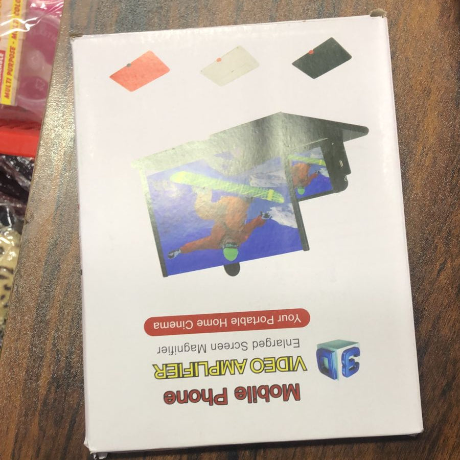 F3 Mobile Screen Magnifier | Enlarged Mobile Screen Amplifier Large Screen Eyes Protection (Random Color)