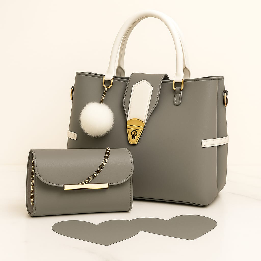 2 PCS HIGH QUALITY SHOULDER BAGS SET