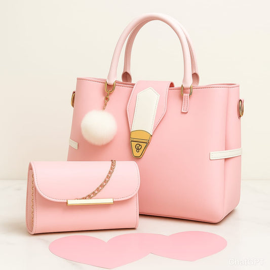 2 PCS HIGH QUALITY SHOULDER BAGS SET