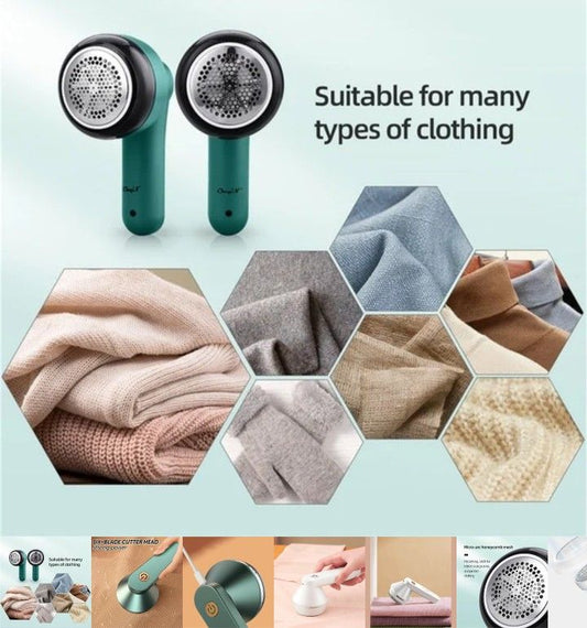 Electric Lint Remover for Clothes & Sweaters |  USB Rechargeable Fabric Shaver | Durable Lint Removal Machine for Sweaters | Perfect for Fluff, Fuzz, and Hair Ball Trimming